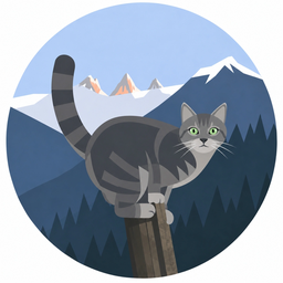 PetAmies logo — Kemi the cat